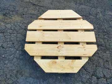 木製パレット 1100×1100×130（八角形カット）